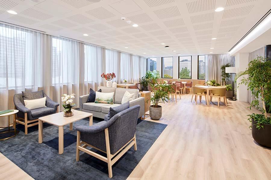 The Alba Aged Care living room