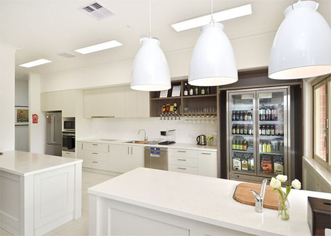 Kitchen facilities at Geelong Grove